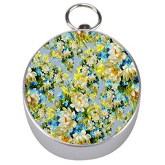 Background-flowers Silver Compasses by nateshop