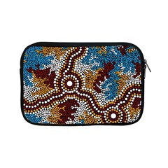 Authentic Aboriginal Art - Wetland Dreaming Apple Ipad Mini Zipper Cases by hogartharts