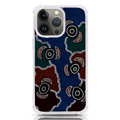 Authentic Aboriginal Art - Riverside Dreaming Iphone 13 Pro Tpu Uv Print Case by hogartharts