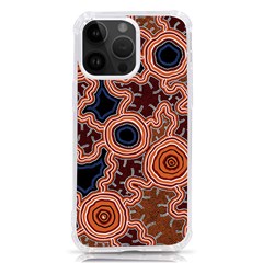 Authentic Aboriginal Art - Pathways Iphone 14 Pro Max Tpu Uv Print Case by hogartharts