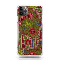 Authentic Aboriginal Art - Connections Iphone 11 Pro Max 6 5 Inch Tpu Uv Print Case by hogartharts