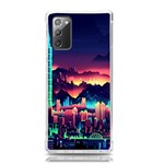 Cityscape Building Painting 3d City Illustration Samsung Galaxy Note 20 TPU UV Case Front
