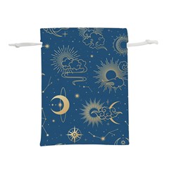 Asian Seamless Galaxy Pattern Lightweight Drawstring Pouch (l) by Cemarart