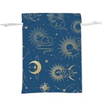 Asian Seamless Galaxy Pattern Lightweight Drawstring Pouch (XL) Front