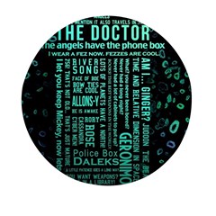 Tardis Doctor Who Technology Number Communication Mini Round Pill Box (pack Of 3) by Cemarart