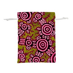 Authentic Aboriginal Art - You Belong Lightweight Drawstring Pouch (l) by hogartharts