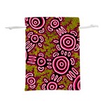 Authentic Aboriginal Art - You Belong Lightweight Drawstring Pouch (L) Front