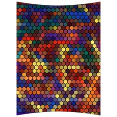 Hexagon Honeycomb Pattern Design Back Support Cushion by Ndabl3x