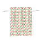 Mosaic Hexagon Honeycomb Lightweight Drawstring Pouch (S) Back