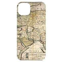 Tartaria Empire Vintage Map Iphone 14 Plus Black Uv Print Case by Grandong