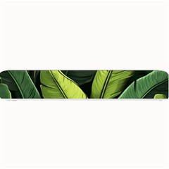 Banana Leaves Pattern Small Bar Mat by goljakoff