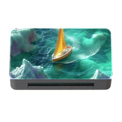 Mountain Birds River Sunset Nature Memory Card Reader With Cf by Cemarart