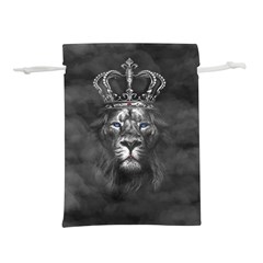 Lion King Of The Jungle Nature Lightweight Drawstring Pouch (m) by Cemarart