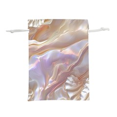 Silk Waves Abstract Lightweight Drawstring Pouch (s) by Cemarart