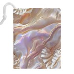 Silk Waves Abstract Drawstring Pouch (5XL) Back