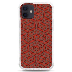 Hexagon Motif Geometric Tribal Style Pattern Iphone 12 Mini Tpu Uv Print Case	 by dflcprintsclothing