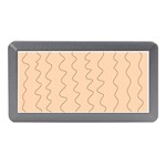 Lines Pattern Wiggly Minimal Print Memory Card Reader (Mini) Front
