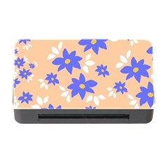 Flowers Pattern Floral Print Memory Card Reader With Cf by Cemarart