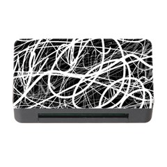 Ink Texture Colorful Blots Red Memory Card Reader With Cf by Cemarart