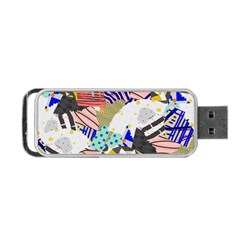 Digital Paper Scrapbooking Abstract Portable Usb Flash (one Side) by Cemarart