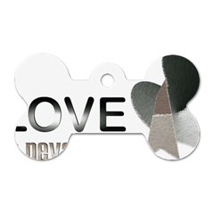 Leaf Leaf Dog Tag Bone (two Sides) by eswaachmad2024