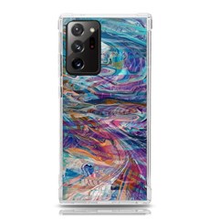 Abstarct Cobalt Waves Samsung Galaxy Note 20 Ultra Tpu Uv Case by kaleidomarblingart