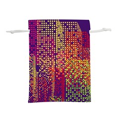 Building Architecture City Facade Lightweight Drawstring Pouch (l) by Grandong