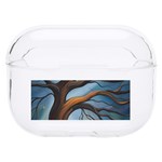 Tree Branches Mystical Moon Expressionist Oil Painting Acrylic Painting Abstract Nature Moonlight Ni Hard PC AirPods Pro Case Front