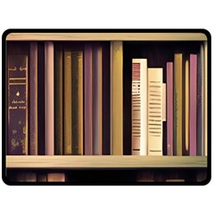 Books Bookshelves Office Fantasy Background Artwork Book Cover Apothecary Book Nook Literature Libra Two Sides Fleece Blanket (large) by Grandong