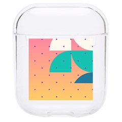 Abstract Geometric Bauhaus Polka Dots Retro Memphis Art Hard Pc Airpods 1/2 Case by Maspions
