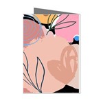 Abstract Boho Bohemian Style Retro Vintage Mini Greeting Cards (Pkg of 8) Left