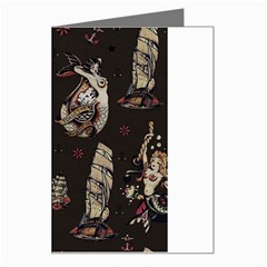 Vintage Tattoos Nautical Greeting Card by Apen