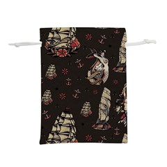 Vintage Tattoos Nautical Lightweight Drawstring Pouch (s) by Apen