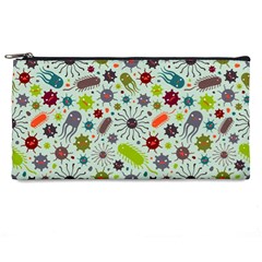 Seamless Pattern With Viruses Pencil Case by Apen