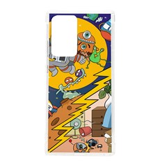 Astronaut Moon Monsters Spaceship Universe Space Cosmos Samsung Galaxy Note 20 Ultra Tpu Uv Case by Maspions