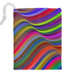 Psychedelic Surreal Background Drawstring Pouch (5XL) Back