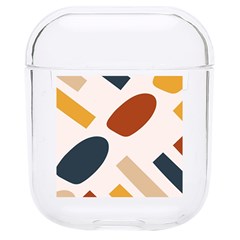 Boho Bohemian Style Design Minimalist Aesthetic Pattern Art Shapes Lines Hard Pc Airpods 1/2 Case by Maspions