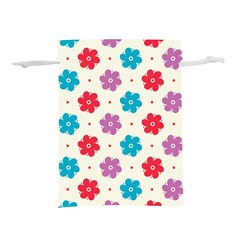 Abstract Art Pattern Colorful Artistic Flower Nature Spring Lightweight Drawstring Pouch (s) by Bedest