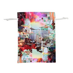 Digital Computer Technology Office Information Modern Media Web Connection Art Creatively Colorful C Lightweight Drawstring Pouch (l) by Maspions