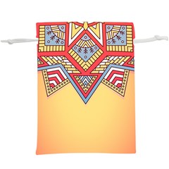 Mandala Sun Lightweight Drawstring Pouch (xl) by goljakoff