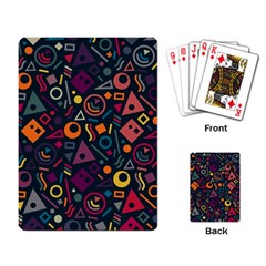 Random, Abstract, Forma, Cube, Triangle, Creative Playing Cards Single Design (rectangle) by nateshop