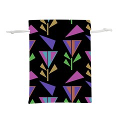 Abstract Pattern Flora Flower Lightweight Drawstring Pouch (l) by Maspions
