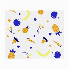 Pattern-fruit-apples-green Small Glasses Cloth (2 Sides) by Maspions