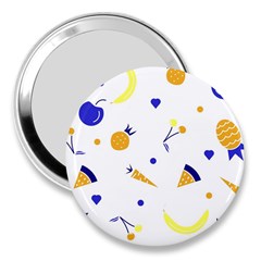 Pattern-fruit-apples-green 3  Handbag Mirrors by Maspions
