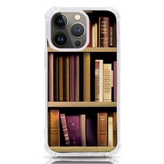 Books Bookshelves Office Fantasy Background Artwork Book Cover Apothecary Book Nook Literature Libra Iphone 13 Pro Tpu Uv Print Case by Posterlux