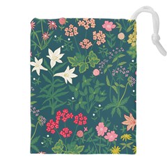 Spring Design  Drawstring Pouch (5xl) by AlexandrouPrints