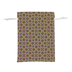 Art Illustrations Background Pattern Mandala Seamless Lightweight Drawstring Pouch (s) by Maspions