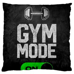 Gym Mode Standard Premium Plush Fleece Cushion Case (one Side) by Store67