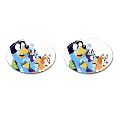 Bluey Cufflinks (oval) by avitendut