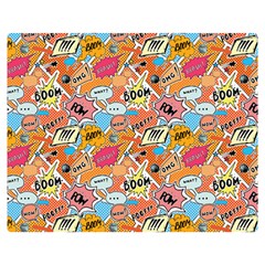 Pop Culture Abstract Pattern Premium Plush Fleece Blanket (medium) by designsbymallika